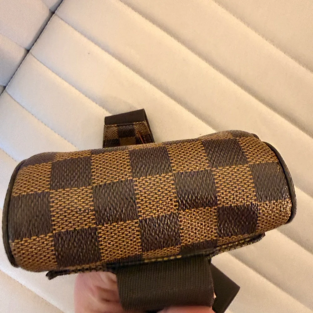 Louis Vuitton Brown Damier Ebene Geronimos Belt Bag sling - Picture 9 of 12